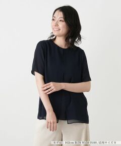 Leilian / レリアン シャツ・ブラウス | レイヤード風クルーネックブラウス