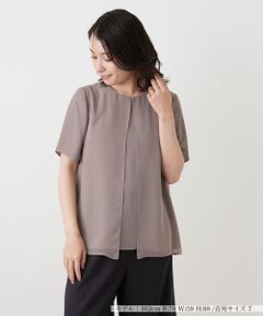 Leilian / レリアン シャツ・ブラウス | レイヤード風クルーネックブラウス