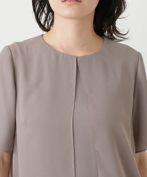 Leilian / レリアン シャツ・ブラウス | レイヤード風クルーネックブラウス | 詳細10