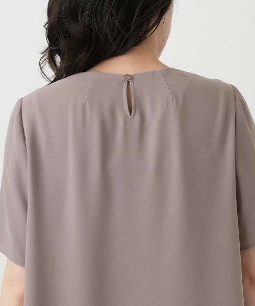 Leilian / レリアン シャツ・ブラウス | レイヤード風クルーネックブラウス | 詳細11