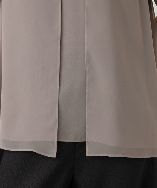 Leilian / レリアン シャツ・ブラウス | レイヤード風クルーネックブラウス | 詳細13