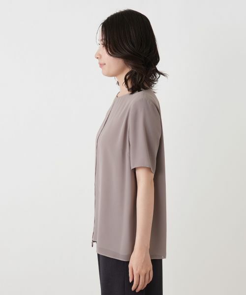 Leilian / レリアン シャツ・ブラウス | レイヤード風クルーネックブラウス | 詳細8