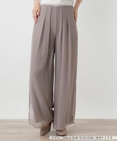 Leilian / レリアン その他パンツ | タックフレアパンツ