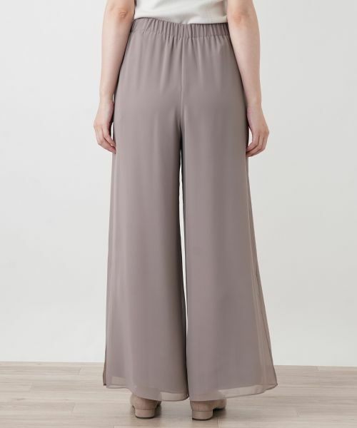 Leilian / レリアン その他パンツ | タックフレアパンツ | 詳細10