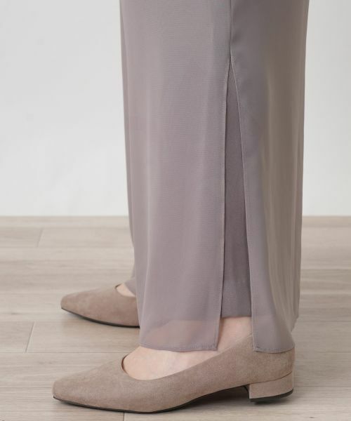 Leilian / レリアン その他パンツ | タックフレアパンツ | 詳細13