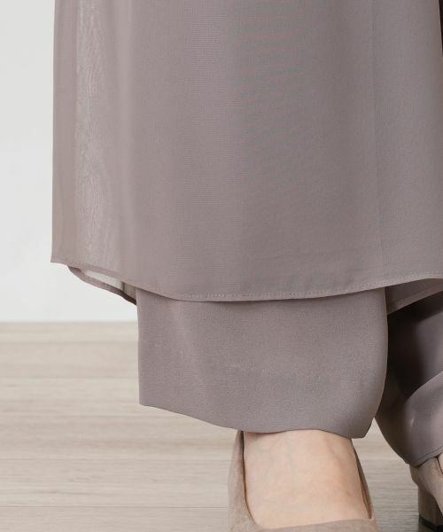 Leilian / レリアン その他パンツ | タックフレアパンツ | 詳細14