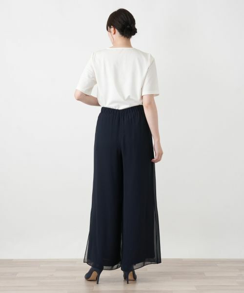 Leilian / レリアン その他パンツ | タックフレアパンツ | 詳細3