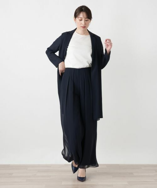 Leilian / レリアン その他パンツ | タックフレアパンツ | 詳細4