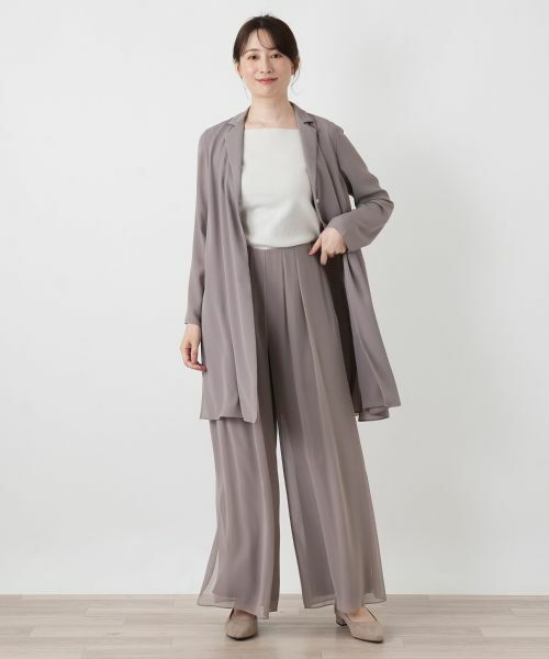 Leilian / レリアン その他パンツ | タックフレアパンツ | 詳細5