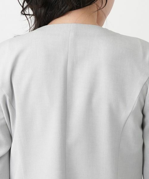 Leilian / レリアン セットアップ | 刺繍ノーカラースーツ【セレモニー】【Leilian WHITE LABEL】 | 詳細11