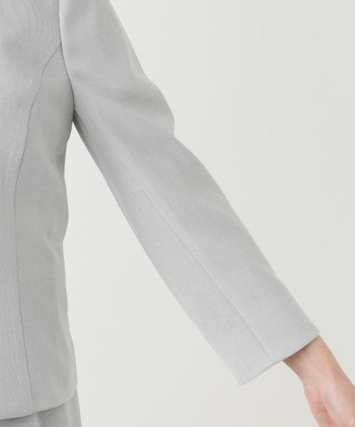 Leilian / レリアン セットアップ | 刺繍ノーカラースーツ【セレモニー】【Leilian WHITE LABEL】 | 詳細12