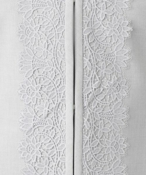 Leilian / レリアン セットアップ | 刺繍ノーカラースーツ【セレモニー】【Leilian WHITE LABEL】 | 詳細17