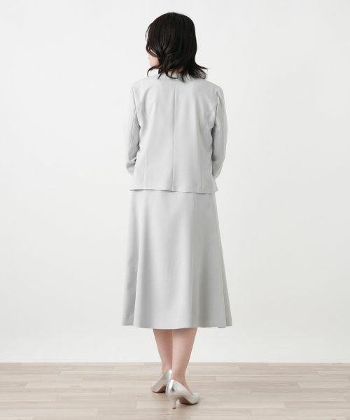 Leilian / レリアン セットアップ | 刺繍ノーカラースーツ【セレモニー】【Leilian WHITE LABEL】 | 詳細6