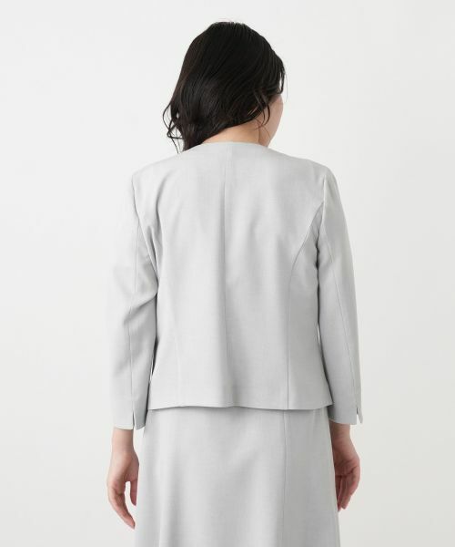 Leilian / レリアン セットアップ | 刺繍ノーカラースーツ【セレモニー】【Leilian WHITE LABEL】 | 詳細9