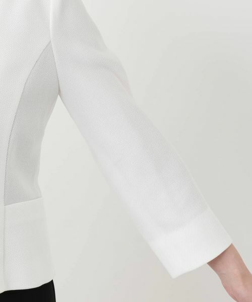 Leilian / レリアン テーラードジャケット | ノーカラージャケット【Leilian WHITE LABEL】 | 詳細12
