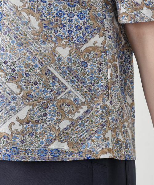 Leilian / レリアン カットソー | ペイズリー柄クルーネックカットソー【Leilian WHITE LABEL】 | 詳細16