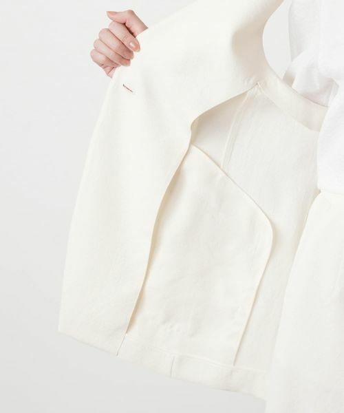 Leilian / レリアン テーラードジャケット | Vネックセミロングベスト【Leilian WHITE LABEL】 | 詳細15