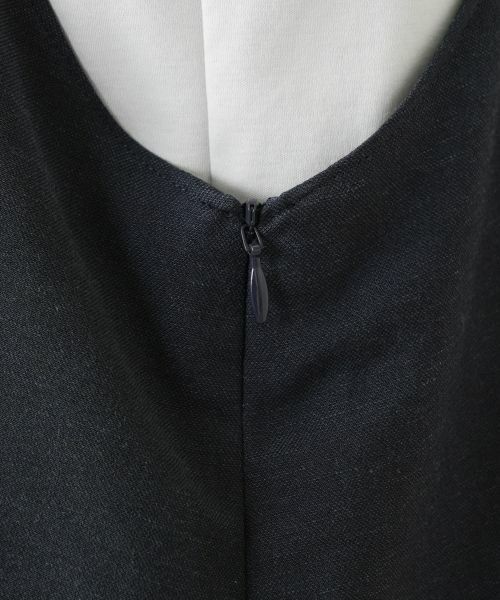 Leilian / レリアン ロング・マキシ丈ワンピース | フレアジャンパースカート【Leilian WHITE LABEL】 | 詳細12