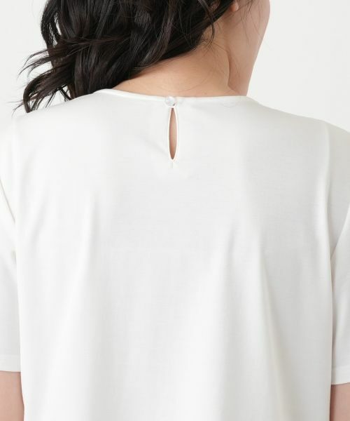 Leilian / レリアン カットソー | レース切替クルーネックカットソー【Leilian WHITE LABEL】 | 詳細11
