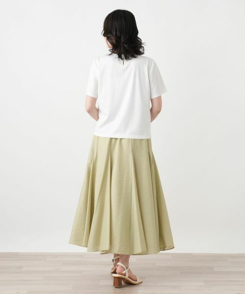 Leilian / レリアン カットソー | レース切替クルーネックカットソー【Leilian WHITE LABEL】 | 詳細16