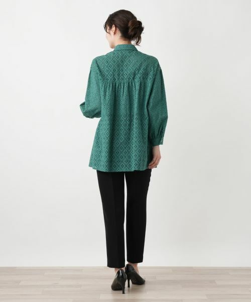 Leilian / レリアン シャツ・ブラウス | アイレットレースブラウス【Leilian WHITE LABEL】 | 詳細6