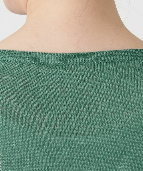 Leilian / レリアン ニット・セーター | ブロック柄クルーネックニット【HAND】 | 詳細20