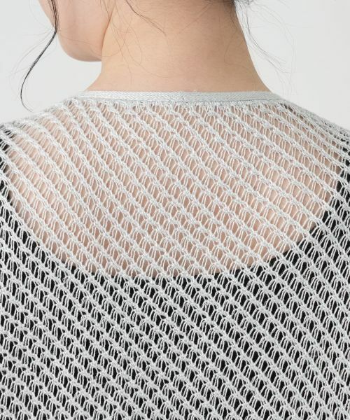 Leilian / レリアン テーラードジャケット | シアーロングベスト【HAND】 | 詳細11