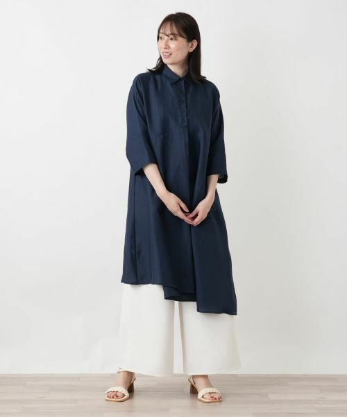 Leilian / レリアン シャツ・ブラウス | フレアチュニックブラウス【stefania carrera】 | 詳細1