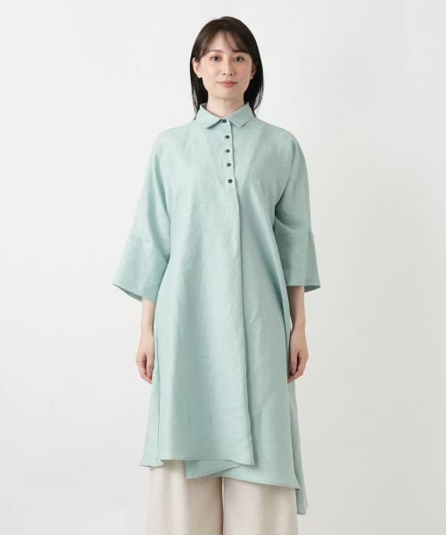 Leilian / レリアン シャツ・ブラウス | フレアチュニックブラウス【stefania carrera】 | 詳細7