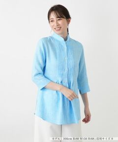 Leilian / レリアン シャツ・ブラウス | ピンタックフレアブラウス