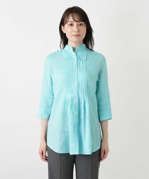 Leilian / レリアン シャツ・ブラウス | ピンタックフレアブラウス | 詳細10