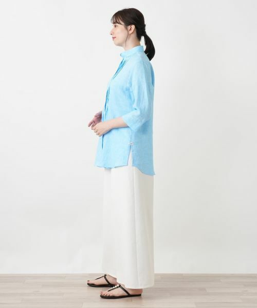 Leilian / レリアン シャツ・ブラウス | ピンタックフレアブラウス | 詳細5