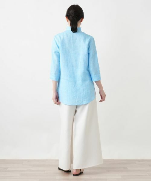 Leilian / レリアン シャツ・ブラウス | ピンタックフレアブラウス | 詳細6