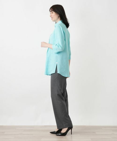 Leilian / レリアン シャツ・ブラウス | ピンタックフレアブラウス | 詳細8