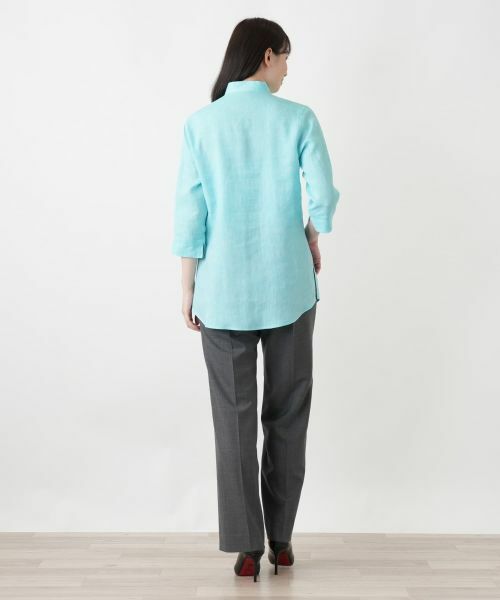 Leilian / レリアン シャツ・ブラウス | ピンタックフレアブラウス | 詳細9