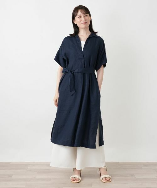 Leilian / レリアン シャツ・ブラウス | スキッパーチュニックブラウス【ROSSO35】 | 詳細1