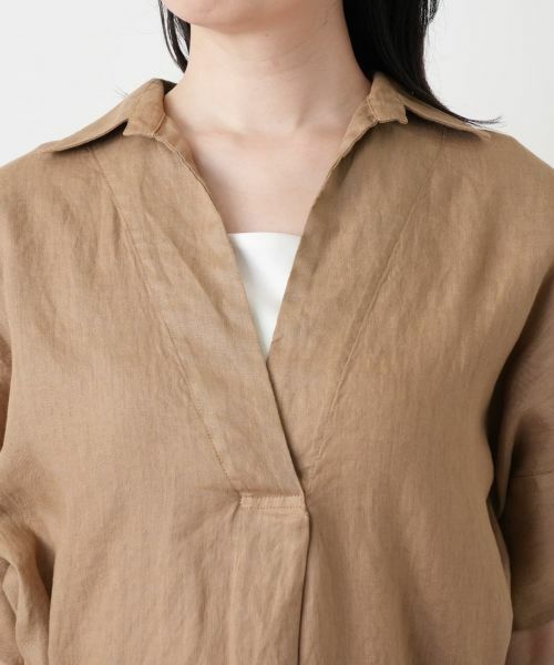 Leilian / レリアン シャツ・ブラウス | スキッパーチュニックブラウス【ROSSO35】 | 詳細11