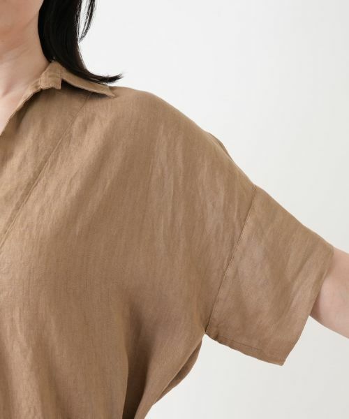 Leilian / レリアン シャツ・ブラウス | スキッパーチュニックブラウス【ROSSO35】 | 詳細13