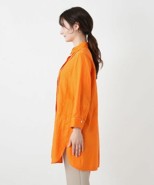 Leilian / レリアン シャツ・ブラウス | 切替チュニックブラウス【ROSSO35】 | 詳細11