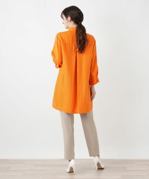 Leilian / レリアン シャツ・ブラウス | 切替チュニックブラウス【ROSSO35】 | 詳細9