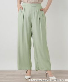 Leilian / レリアン その他パンツ | タックワイドパンツ
