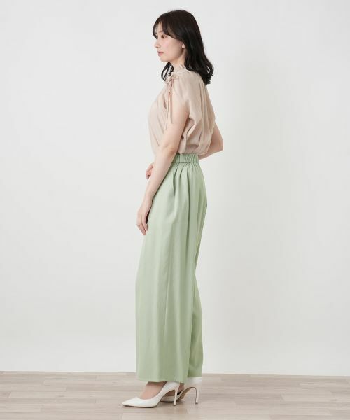 Leilian / レリアン その他パンツ | タックワイドパンツ | 詳細2