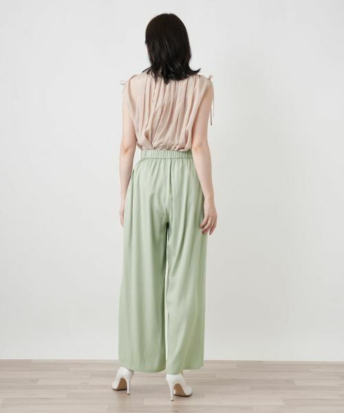 Leilian / レリアン その他パンツ | タックワイドパンツ | 詳細3