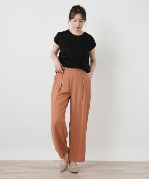 Leilian / レリアン その他パンツ | タックワイドパンツ | 詳細4