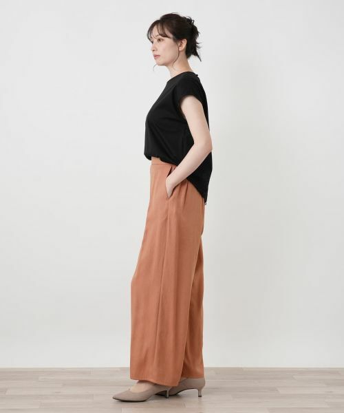 Leilian / レリアン その他パンツ | タックワイドパンツ | 詳細5