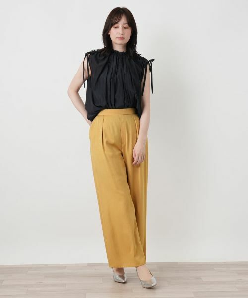 Leilian / レリアン その他パンツ | タックワイドパンツ | 詳細7