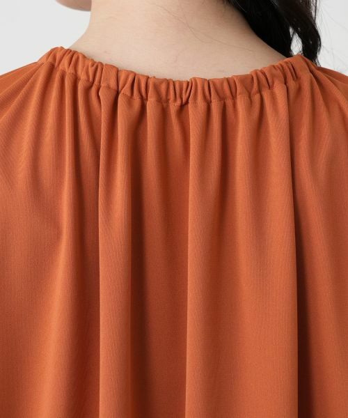 Leilian / レリアン カットソー | ノースリーブギャザーブラウス | 詳細17