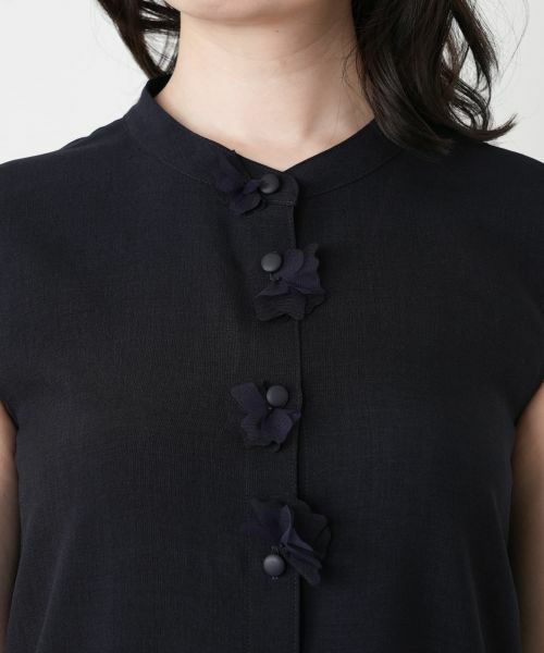 Leilian / レリアン ドレス | ノースリーブサックワンピース | 詳細15