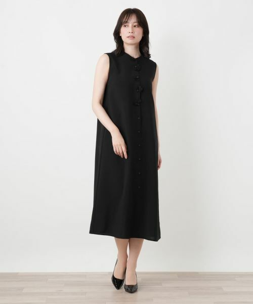 Leilian / レリアン ドレス | ノースリーブサックワンピース | 詳細5