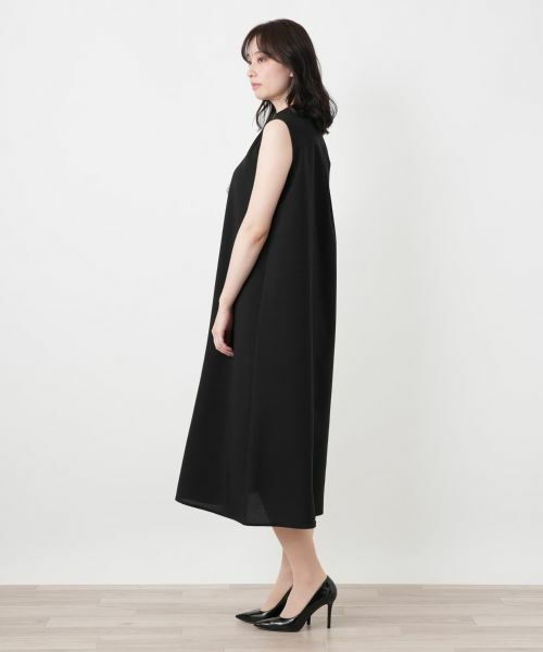 Leilian / レリアン ドレス | ノースリーブサックワンピース | 詳細6